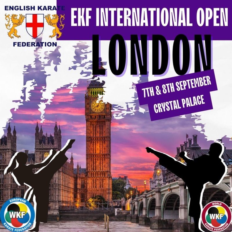 ﻿﻿EKF International Open 7th & 8th September 2024 Crystal Palace in London
